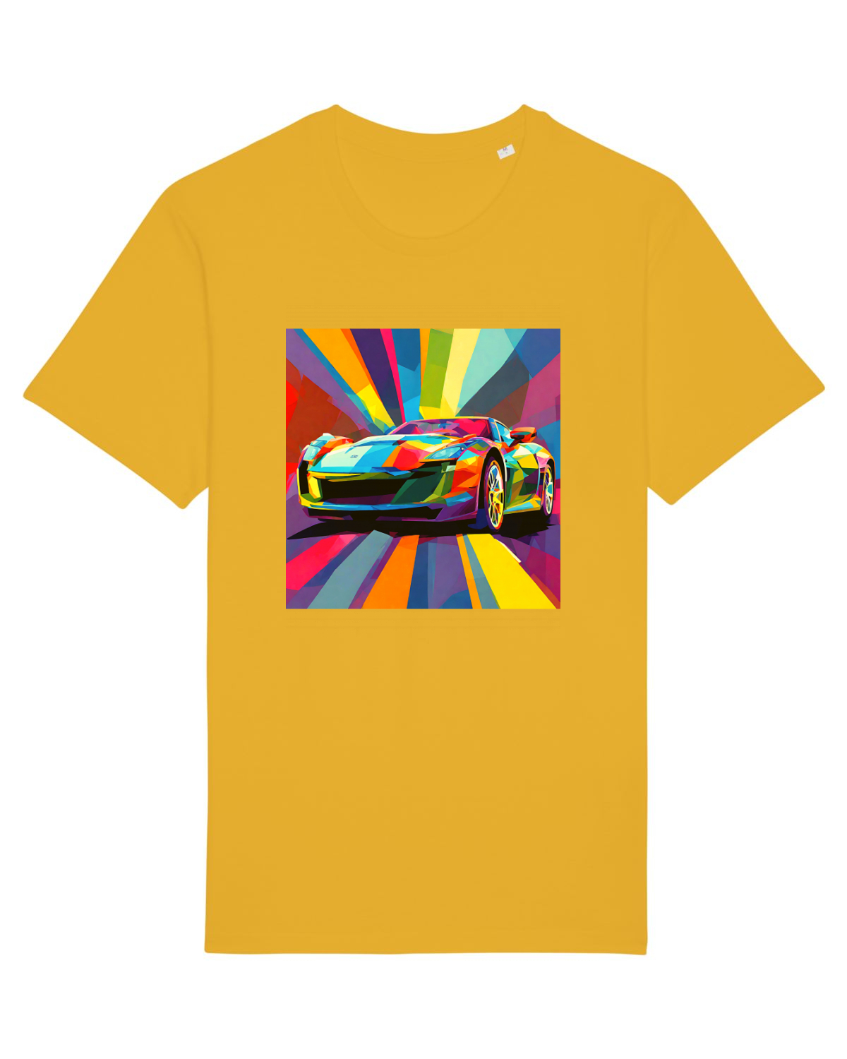 Tricou mânecă scurtă Unisex Rocker Spectra Yellow