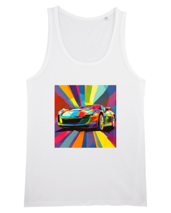 Masina Sport Pop Art White