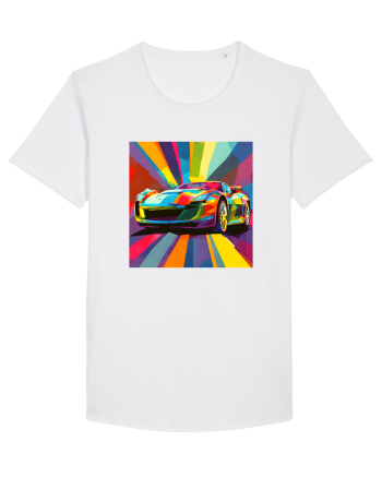 Masina Sport Pop Art White