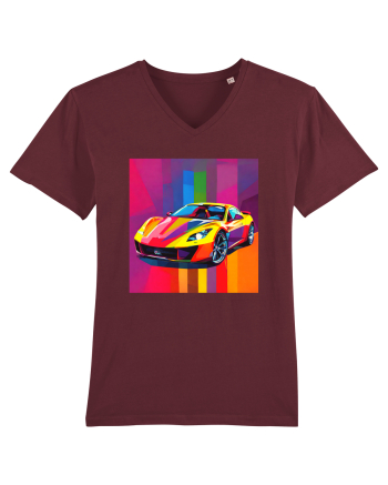 Masina Sport Pop Art Burgundy
