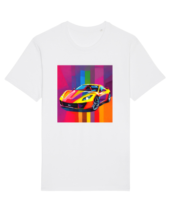 Masina Sport Pop Art White