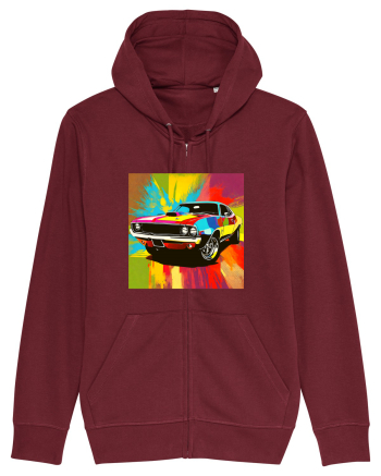 Masina Sport Pop Art Burgundy