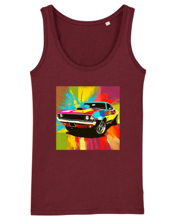 Masina Sport Pop Art Burgundy