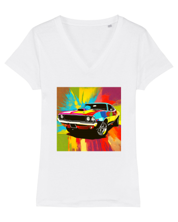 Masina Sport Pop Art White