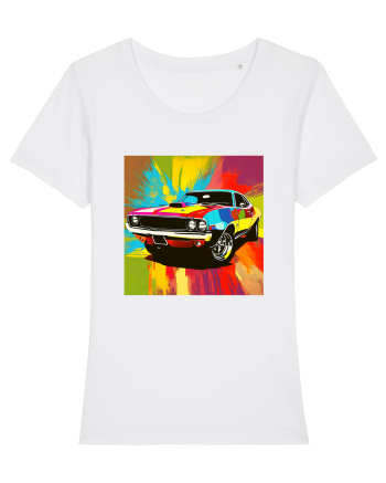 Masina Sport Pop Art White