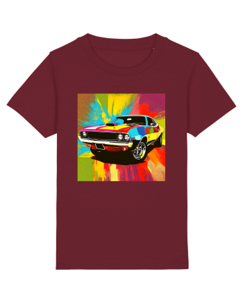 Masina Sport Pop Art Burgundy