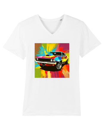 Masina Sport Pop Art White