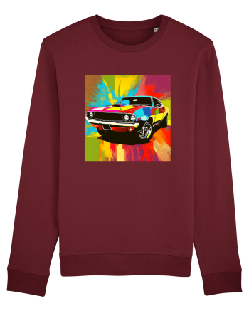 Masina Sport Pop Art Burgundy
