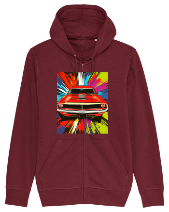 Masina Sport Pop Art Burgundy