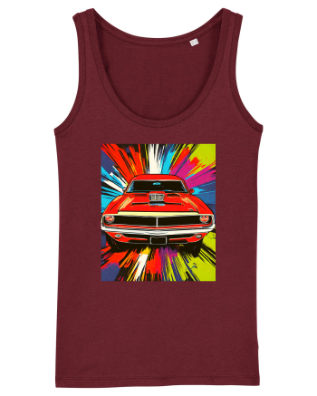 Masina Sport Pop Art Burgundy