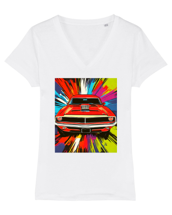Masina Sport Pop Art White