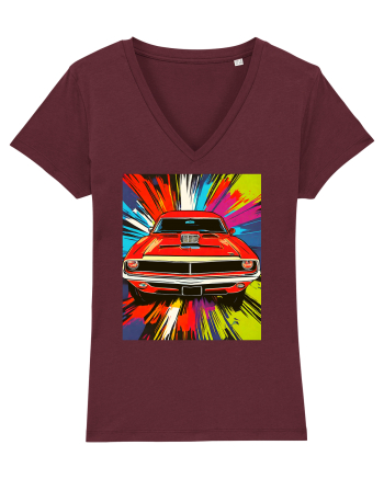 Masina Sport Pop Art Burgundy