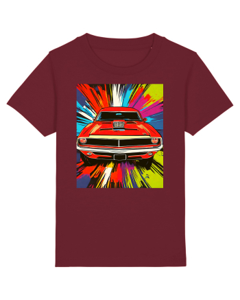 Masina Sport Pop Art Burgundy