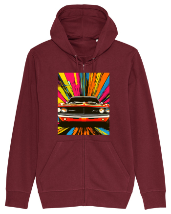 Masina Sport Pop Art Burgundy