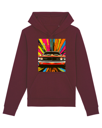 Masina Sport Pop Art Burgundy