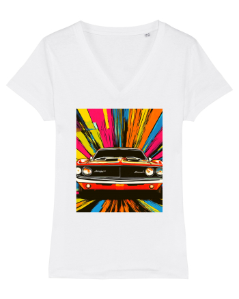 Masina Sport Pop Art White