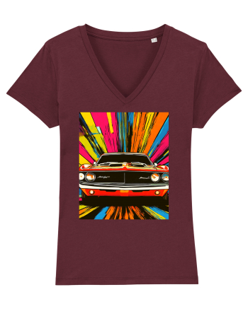 Masina Sport Pop Art Burgundy