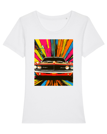 Masina Sport Pop Art White
