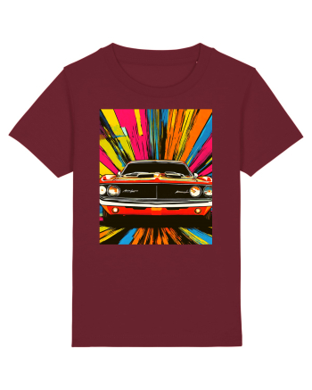 Masina Sport Pop Art Burgundy
