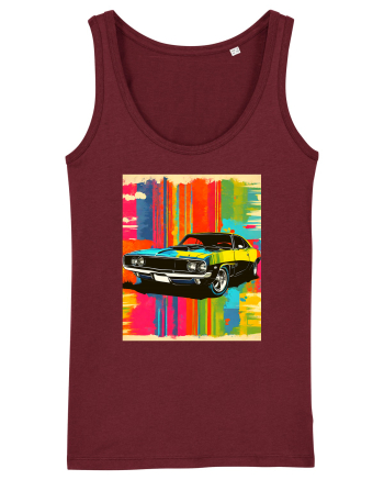 Masina Sport Pop Art Burgundy
