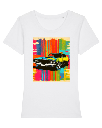 Masina Sport Pop Art White