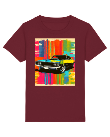 Masina Sport Pop Art Burgundy