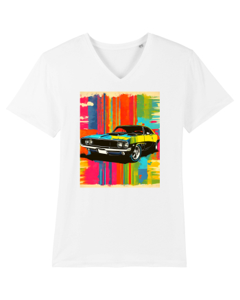 Masina Sport Pop Art White