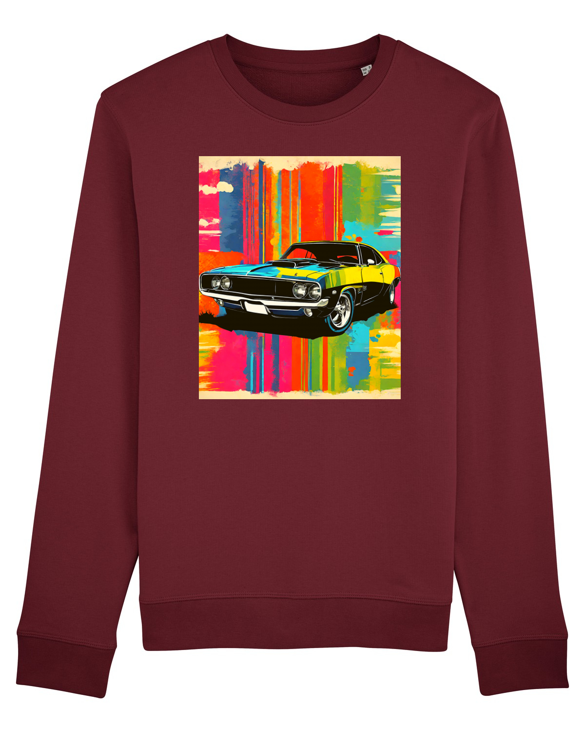 Bluză mânecă lungă Unisex Rise Burgundy