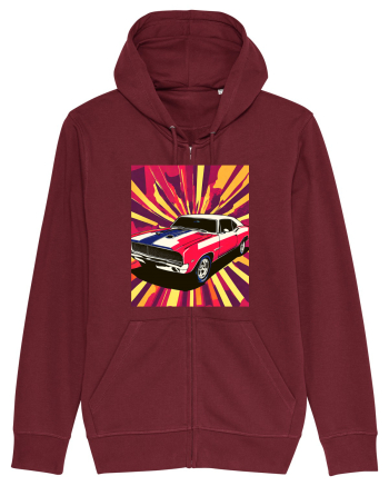 Masina Sport Pop Art Burgundy