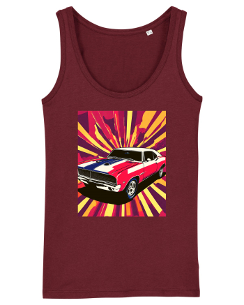 Masina Sport Pop Art Burgundy