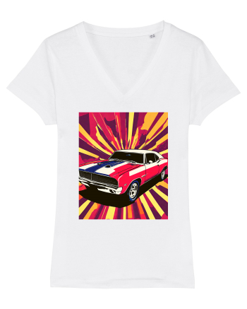 Masina Sport Pop Art White