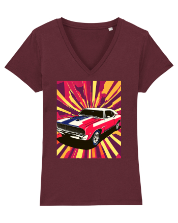 Masina Sport Pop Art Burgundy