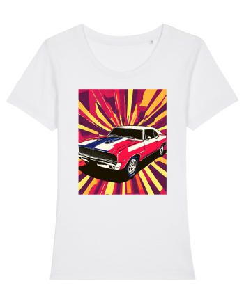 Masina Sport Pop Art White
