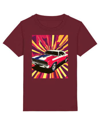 Masina Sport Pop Art Burgundy