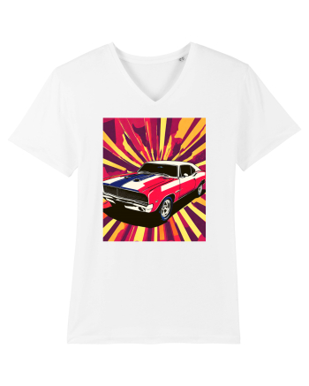 Masina Sport Pop Art White