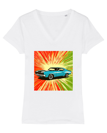Masina Sport Pop Art White