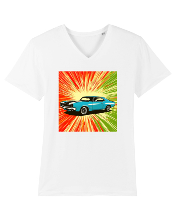 Masina Sport Pop Art White