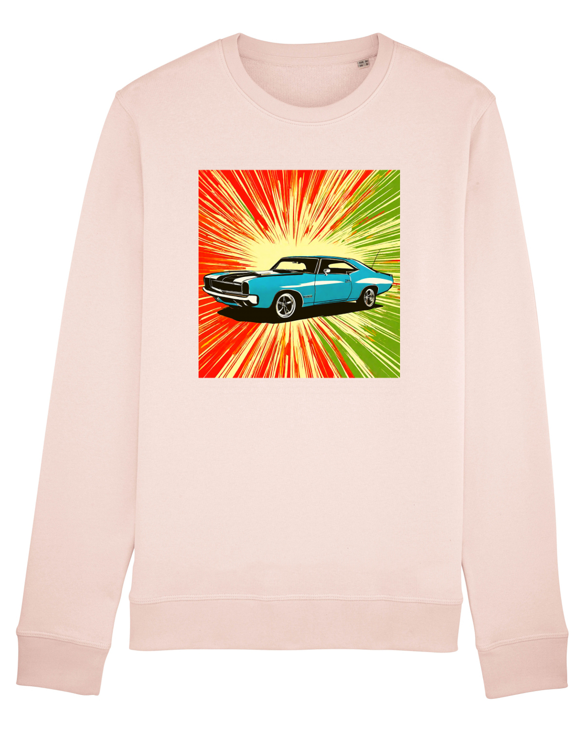 Bluză mânecă lungă Unisex Rise Candy Pink