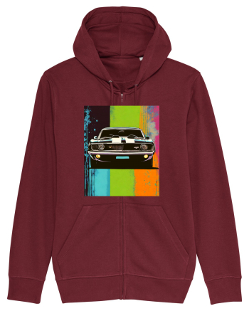 Masina Sport Pop Art Burgundy