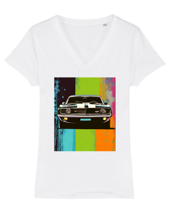Masina Sport Pop Art White