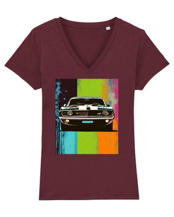 Masina Sport Pop Art Burgundy