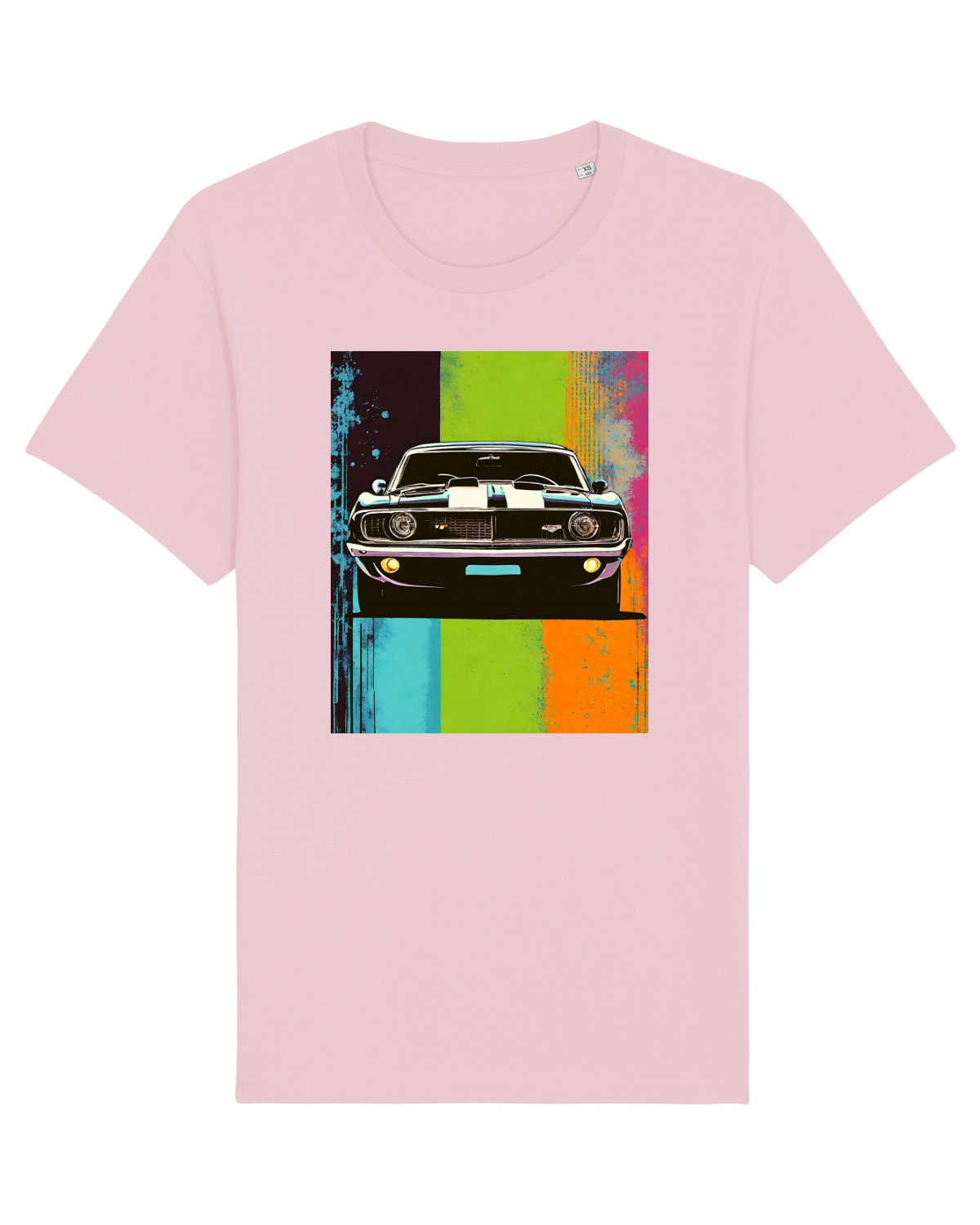 Tricou mânecă scurtă Unisex Rocker Cotton Pink