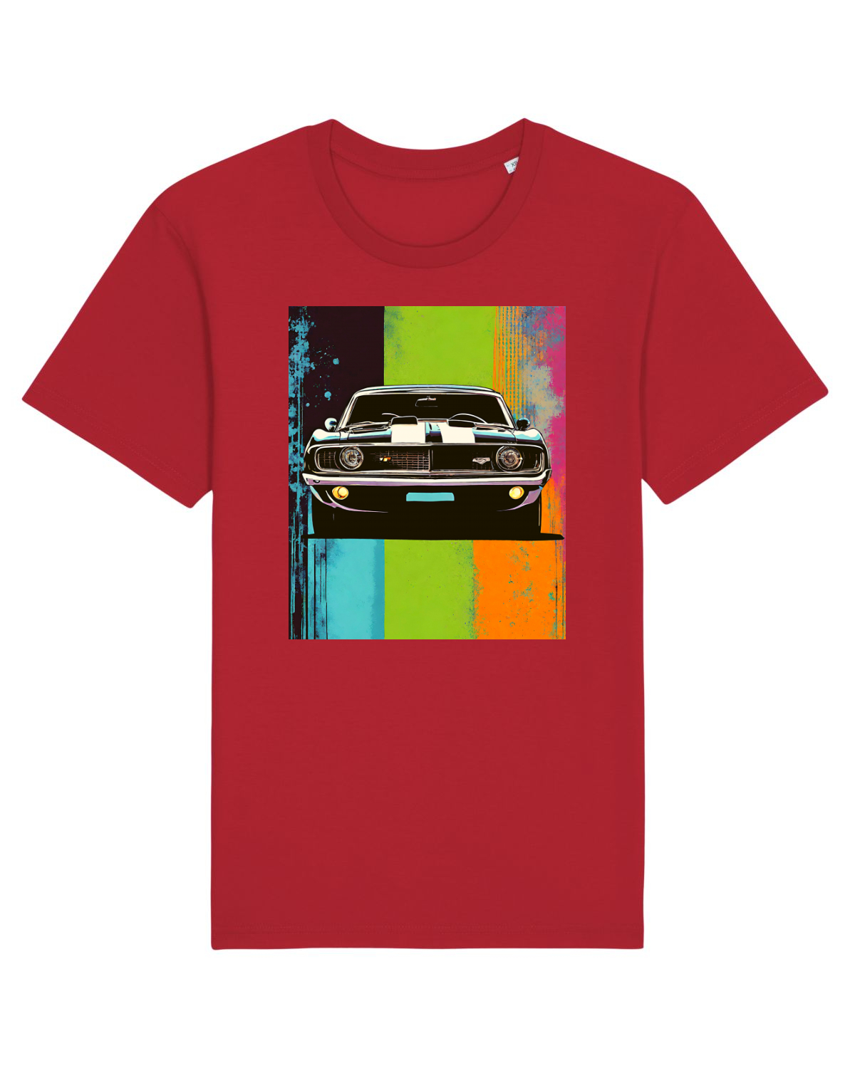 Tricou mânecă scurtă Unisex Rocker Red