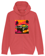 Masina Sport Pop Art Hanorac cu fermoar Unisex Connector