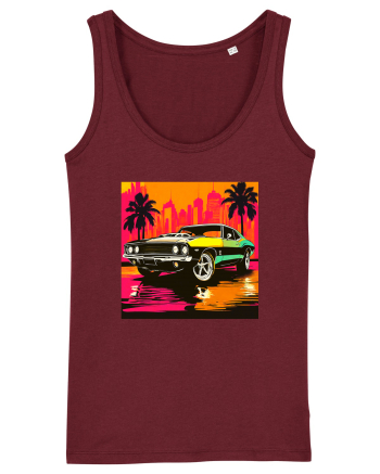 Masina Sport Pop Art Burgundy