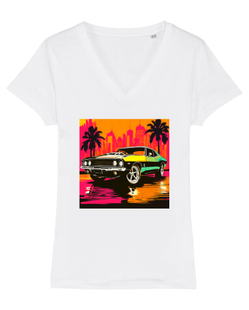 Masina Sport Pop Art White