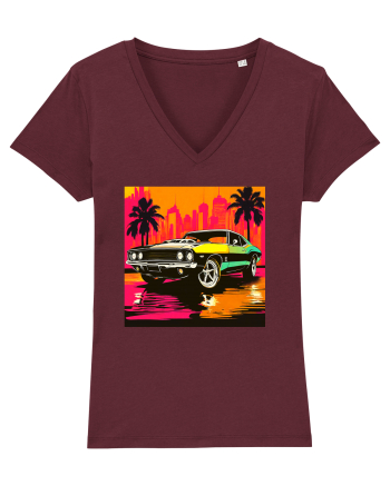 Masina Sport Pop Art Burgundy