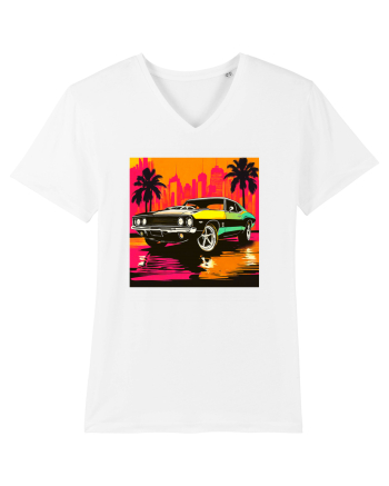 Masina Sport Pop Art White