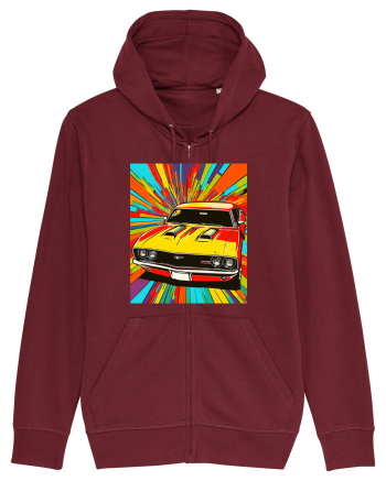 Masina Sport Pop Art Burgundy