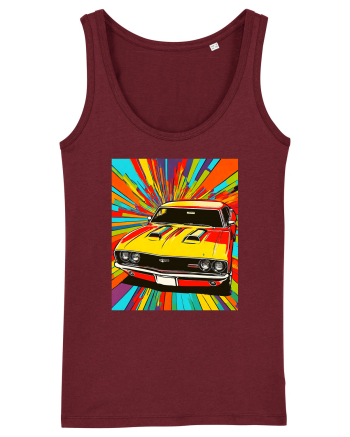 Masina Sport Pop Art Burgundy
